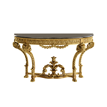 Louis XVI French Console Table 3D model image 1 