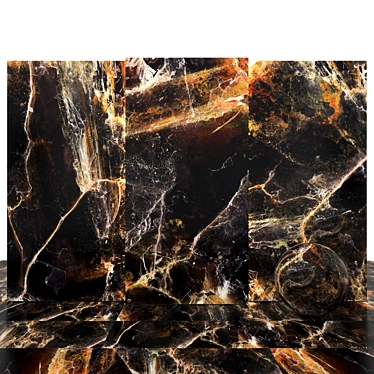 Pacific Lava Marble: Textured Slabs & Tiles 3D model image 1 