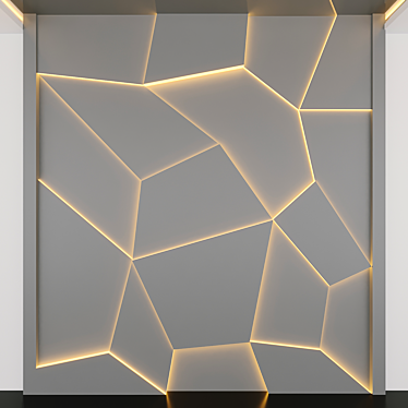3D Decorative Panels: Modern, Versatile Design 3D model image 1 