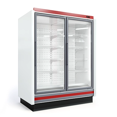 Wall-mounted refrigerated display case