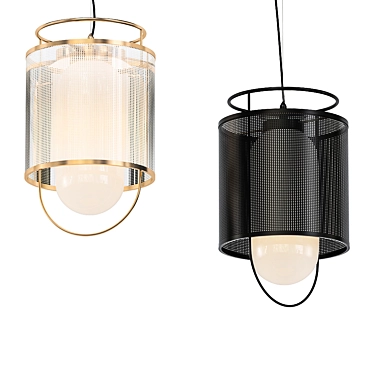 Elegant Design Lamps - KIOTO 3D model image 1 