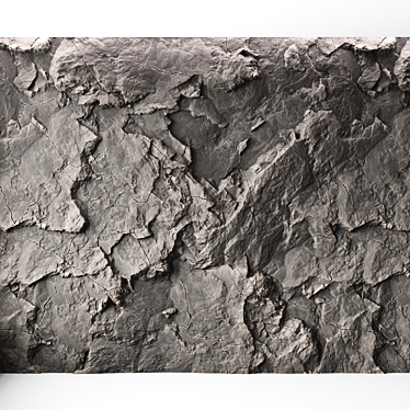 Seamless Rock Cliff Wall Textures 3D model image 1 