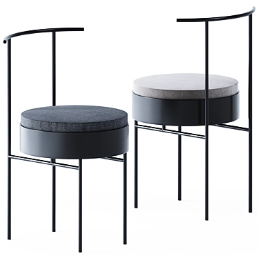  Elegant and Stylish Tia Chair 3D model image 1 