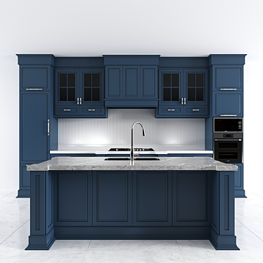 Essential Classic Kitchen Set 3D model image 1 