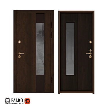 Elegant 800: Exquisite Custom Door - FALKO 3D model image 1 