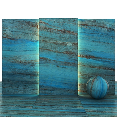 Azul Marble - Luxurious and Versatile Tiles 3D model image 1 