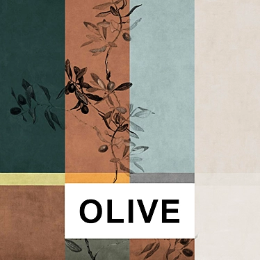 FACTURA Olive Vinyl Wallpaper: Stylish Russian Collection 3D model image 1 