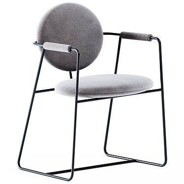 Sophisticated Gemma Chair: Sleek Design Perfection 3D model image 1 