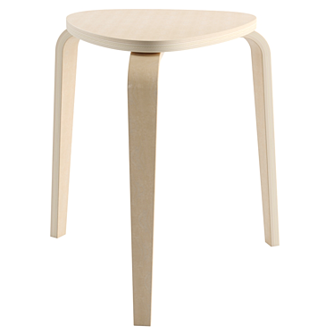 Elevate Your Space with IKEA KURRE Stool 3D model image 1 