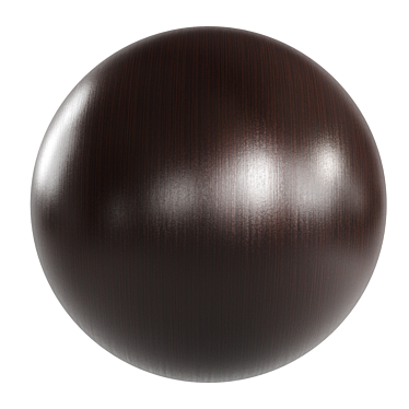 Mahogany Wood Texture 3D model image 1 