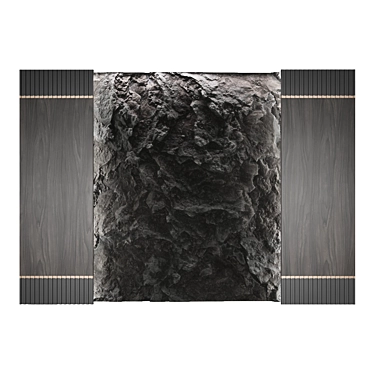 Rock Panel 3 - Stunning Wall Décor 3D model image 1 