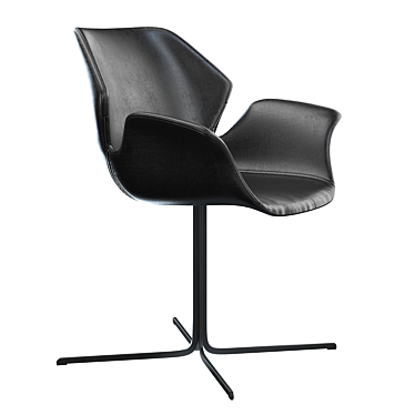 Elegant Armchair: Zuiver Nikki 3D model image 1 