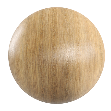 Golden Oak Wood Texture 3D model image 1 