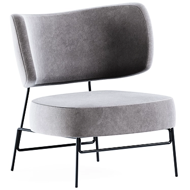 Elegant Kapoor B Armchair 3D model image 1 