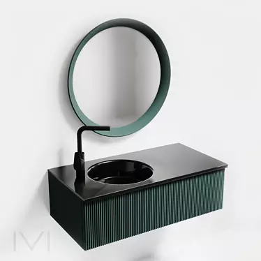 Elegant Bathroom Furniture - VIVOMOBILI 3D model image 1 