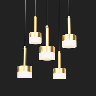 Modern LED Pendant Light: Lans 3D model image 1 