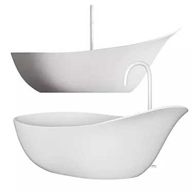 Lancetta Luxe Bathtub 3D model image 1 