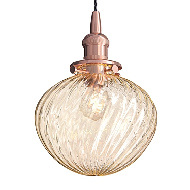 Anemone Glass Ball Pendant Light 3D model image 1 