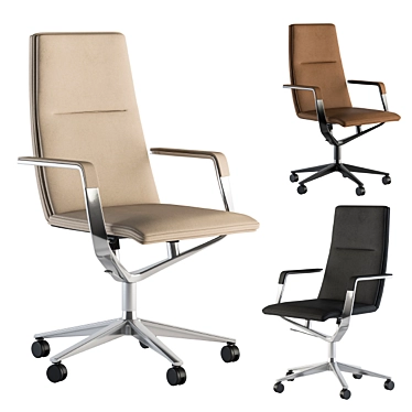Ergonomic Office Chair Set 10 3D model image 1 