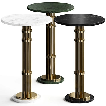  Modern Home Janis Bar Tables 3D model image 1 