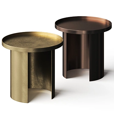 Gianfranco Ferre Moss Side Tables 3D model image 1 