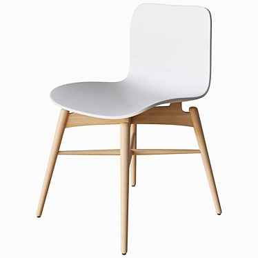 Norr11 Langue Chair: Sleek 3D Model 3D model image 1 