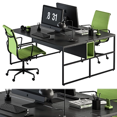 ErgoPlus Office Set 3D model image 1 