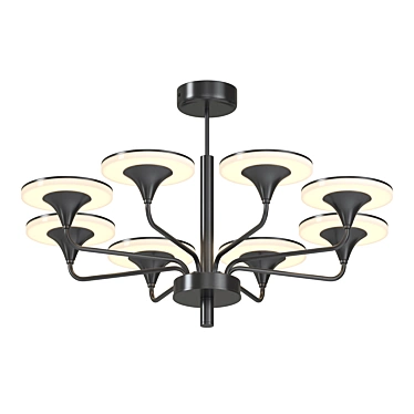 PILLAR 8 LED Chandelier 3D model image 1 