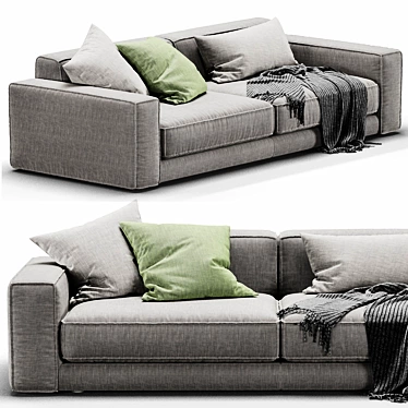 Modern Italian Design: Ditre Buble Sofa 3D model image 1 