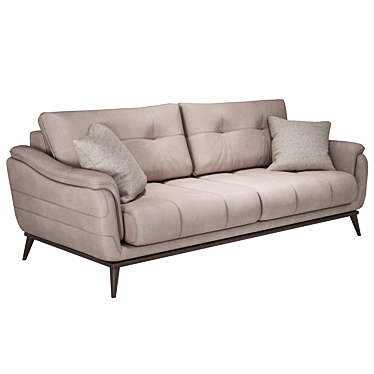 Elegant Como Sofa: Timeless Comfort 3D model image 1 