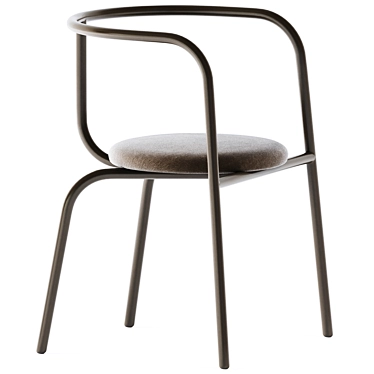 Sleek and Modern Ria Chair 3D model image 1 