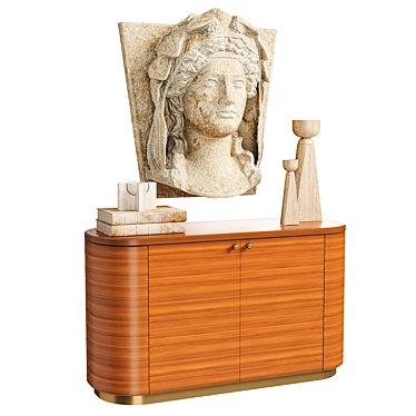 Ancient Goddess Decor Set 3D model image 1 