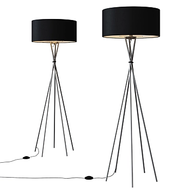 Romi Amsterdam Lima Pendant: Elegant Lighting Solution 3D model image 1 