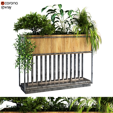 Natural Greenery Box Set 3D model image 1 