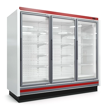 Refrigerated display case 3 doors