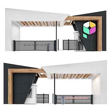 Residential complex  entrance group