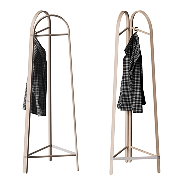 Scagerak Coat Stand - Sleek and Functional 3D model image 1 