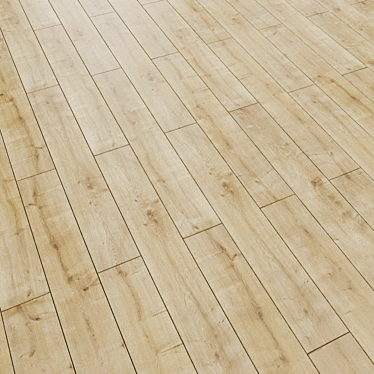 Linear Oak Parquet No. 10 3D model image 1 