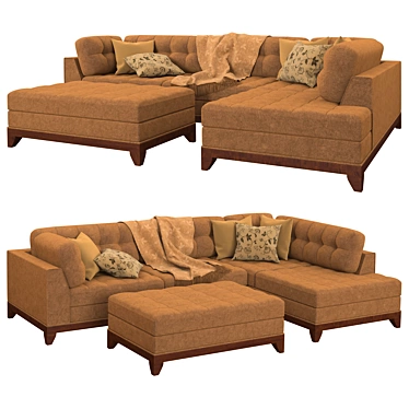 2013 Sofa Set: Modern Design, 3D Max +(OBJ, FBX) 3D model image 1 