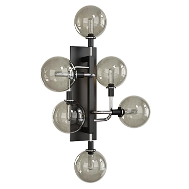 Elegant Viaggio Wall Sconce 3D model image 1 