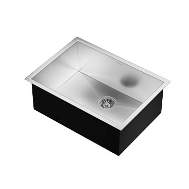 BLANCO Quatrus R0 Medium: German Engineered Stainless Steel Sink 3D model image 1 