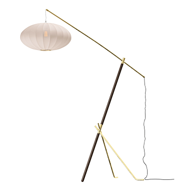 Contemporary Osaka Floor Lamp 3D model image 1 