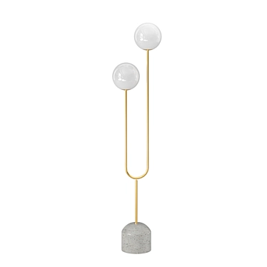 Elegant Tivoli Floor Lamp 3D model image 1 