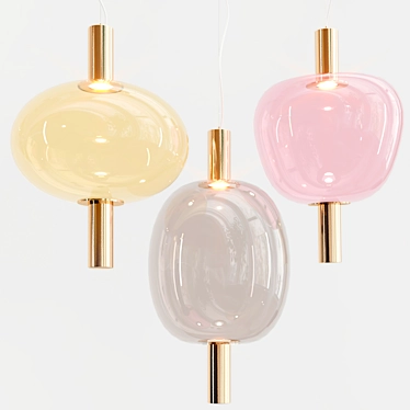 Riflesso Pendant Lights: Elegant Illumination for any Space 3D model image 1 