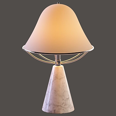 Elegant Anita Table Lamp 3D model image 1 
