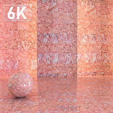 Pink Marble Slabs 3D model image 1 