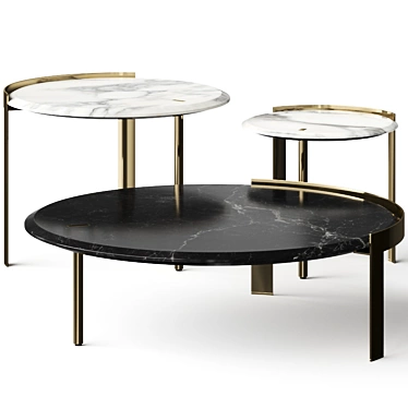 Opera Contemporary Brian Coffee Tables 3D model image 1 