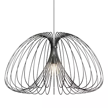 Stylish Cosmo Pendant Light 3D model image 1 