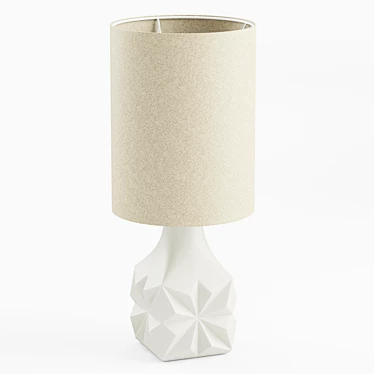 Elegant Ceramic Mandy Table Lamp 3D model image 1 