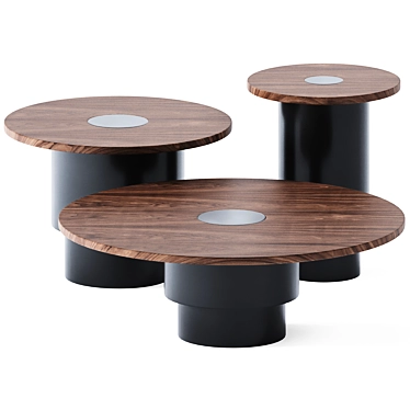 Elegant Rondo Coffee Tables for Perfectly Styled Spaces 3D model image 1 